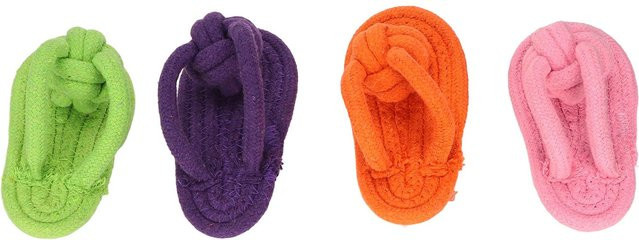 Honor Electronics Hund Kauen Baumwollpantoffel, Interaktiver Molar, Handgestrickter Pantoffel Spielzeug, blue - Bild 1