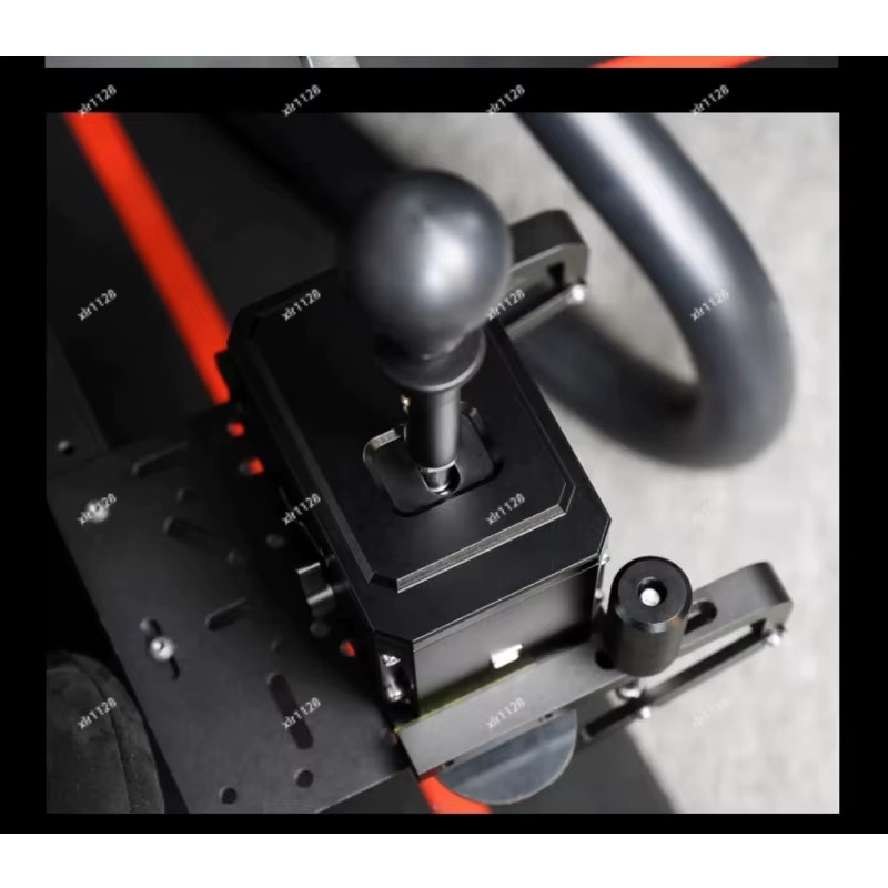 Game H-Shifter Gangschaltung in Schwarz mit 6+2+R Dual-Mode Sequenziellem Schalthebel für PC-LKW-Simulationen - Bild 3