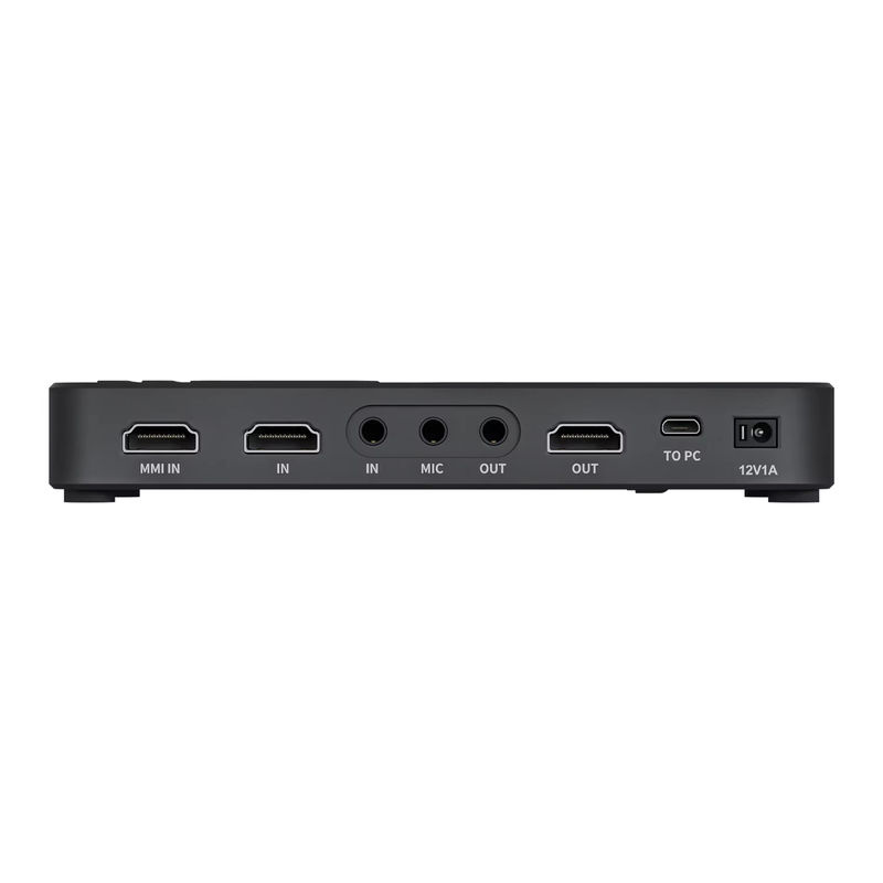 UNISHEEN HD Video Capture Box 1080P Full HD Video-Digital-Konverter mit 3-Zoll-Bildschirm und HDMI-Eingang in Schwarz - Bild 3