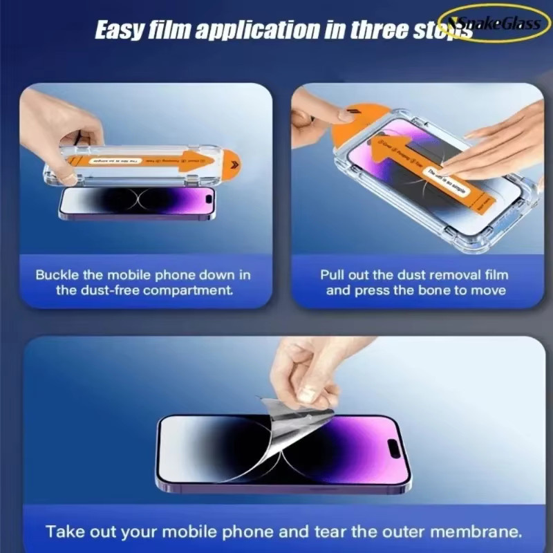 2er-Pack Displayschutzfolie aus gehärtetem Glas für OPPO A98 A94 A96 A93 A80 A76 A73 A52 A53, transparent und kratzfest - Bild 6