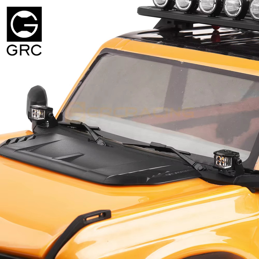 GRC Simulations-LED-Licht, 12 mm quadratischer Scheinwerfer, Blau, Kunststoff - Bild 4