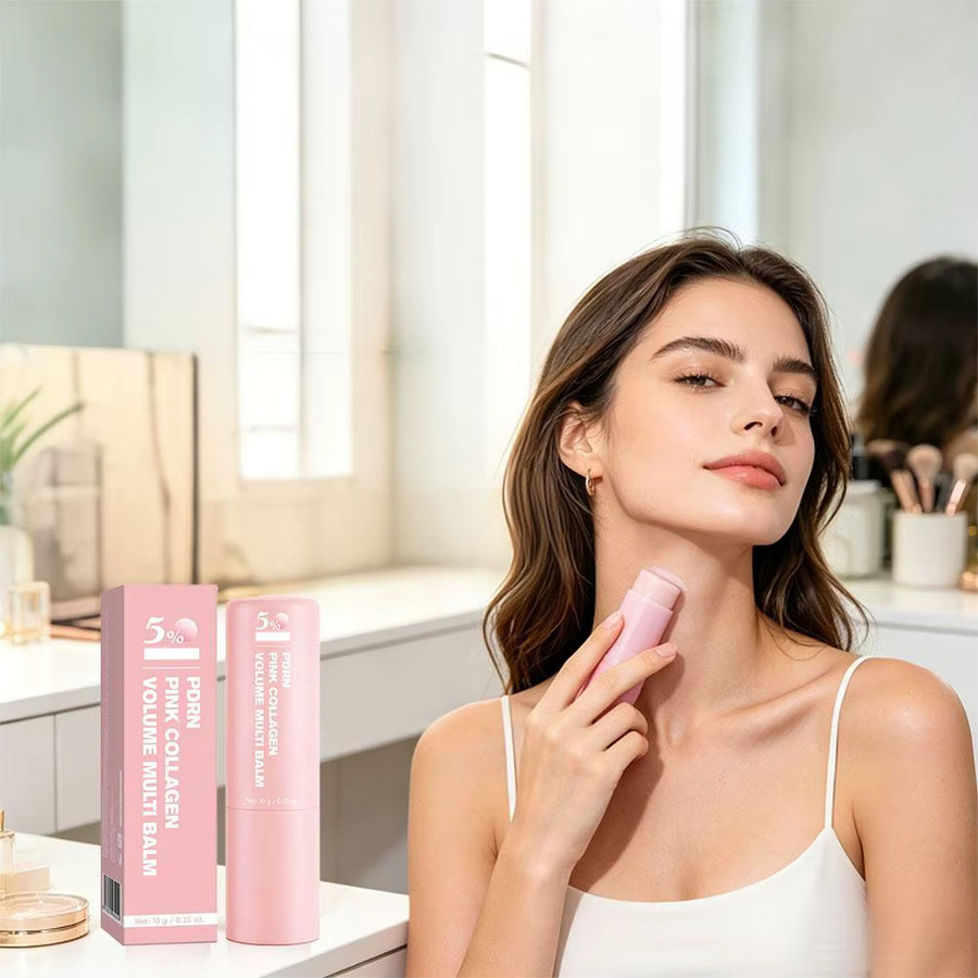 Jaysuing PDRN Pink Collagen Volume Multi Essence Balm, Hyaluronsäure, Kollagen, Lippen - Bild 3