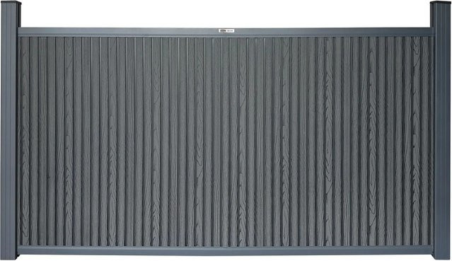 Home Deluxe WPC-Sichtschutzzaun Callado Premium Element in Anthrazit, B/H: 115 x 200 cm - Bild 1