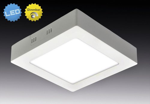 Näve LED-Aufbaupanel Dimplex dimmbar Weiß B/T/H: 30 x 30 x 3,5 cm - Bild 2