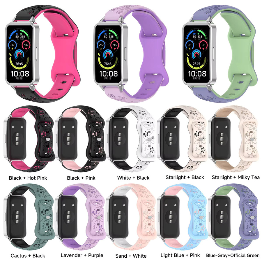 FancyWrist Uhrenarmband Silikon, zweifarbig, Damen - Bild 2