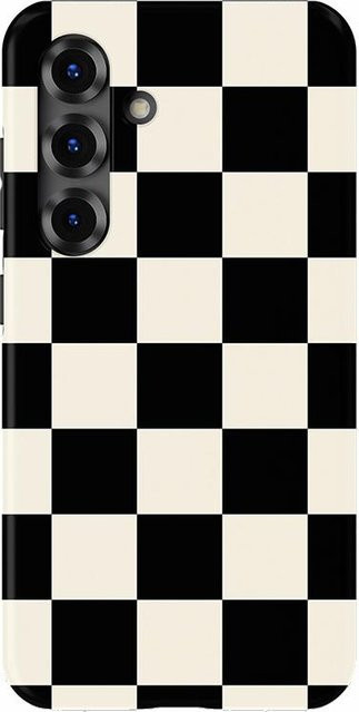 Clmj Schokoladenblau Cowdy Handyhülle für Samsung Galaxy S20 S23 S24 S25 FE Plus Ultra 4G 5G mit doppelschichtiger Rückabdeckung in Blau und Multicolour - Bild 1
