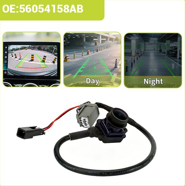 ANWAYTECH Rückfahrkamera in Schwarz für Dodge Journey 2014, Ersatz für 56054158AD mit Nachtsichtfunktion - Bild 1