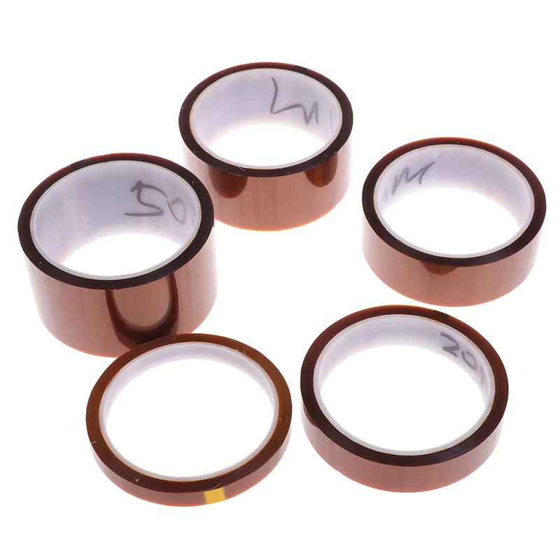Professionelles Polyimid-Kapton-Isolierband für Elektronik und Schweißen, hitzebeständig und verschleißfest, Farbe: Braun, Breite: 30,48 cm, Länge: 30,48 m - Bild 3