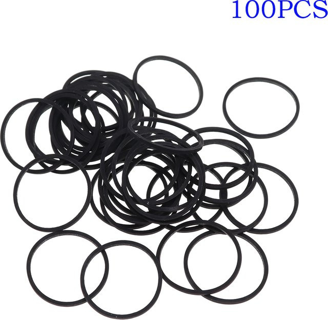 100 Stück TingDong DVD-Laufwerksfach Motor Gummiriemen für Xbox 360 und Xbox 360 Slim in Schwarz - Bild 1
