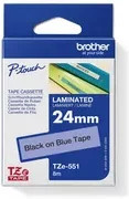 Brother Schriftbandkassette TZe-551 für P-touch, Farbe: Blau, Schriftfarbe: Schwarz, Breite: 24 mm, Länge: 8 m - Bild 5