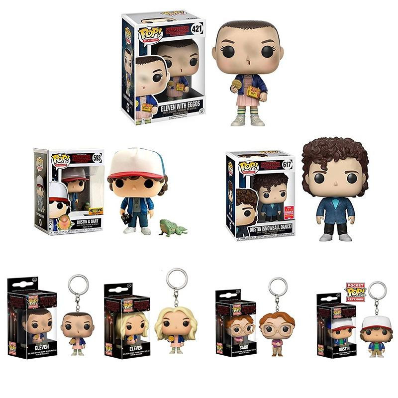 Funko Stranger Things Jonathan Joyce Schlüsselanhänger-Figur in Weiß und Multicolour mit Dekorationsbox - Bild 1