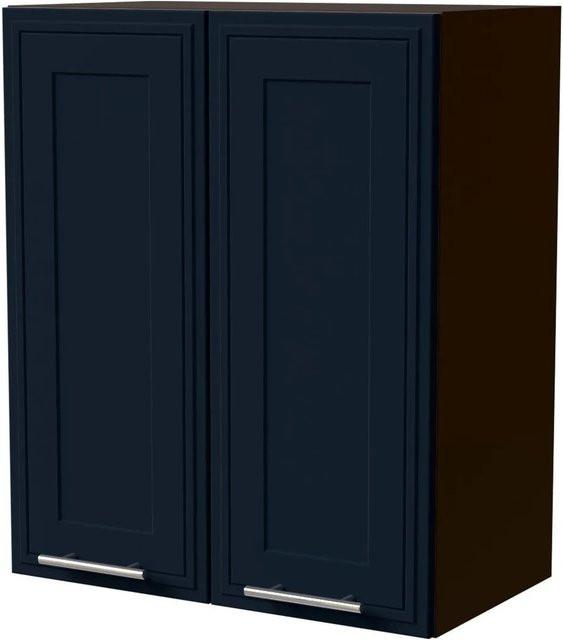 Feldmann-Wohnen Hängeschrank Salo Küchenschrank mit Kassettenfront in Lava und Indigo Matt, B/T/H: 60 x 32,5 x 72 cm - Bild 1