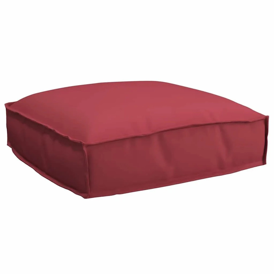 vidaXL Kissen Weinrot aus Oxford-Stoff für Innen- und Außenbereich, B/T/H: 50 x 50 x 12 cm - Bild 2