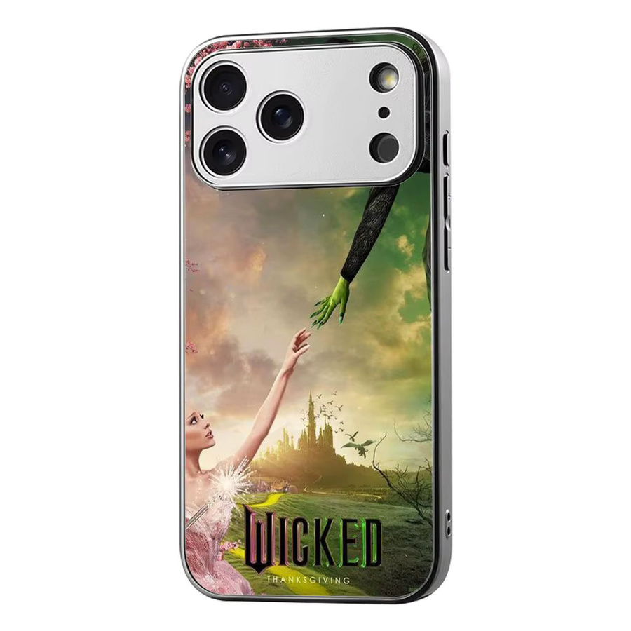 W-Wicked Film-Handyhülle für iPhone 12 bis 17 Serie mit galvanisiertem Metall-Bumper und gehärteter Glasrückseite in Multicolour - Bild 3
