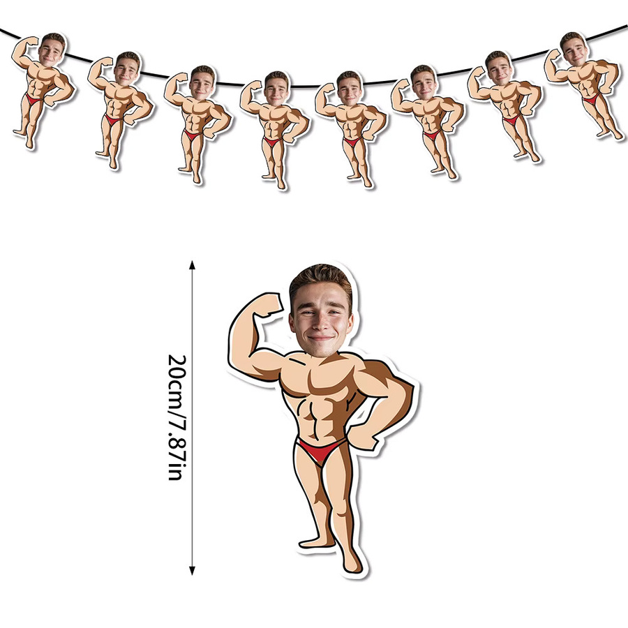 Personalisiertes WEIGAO Herren-Banner für Sportpartys in Mehrfarbig - Bild 4