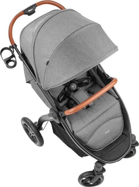 Hauck Buggy Uptown Allround Buggy in Grau mit Federung und Schwenkrädern - Bild 1