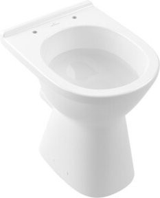Villeroy & Boch Stand-WC VICARE Tiefspüler mit D-Flush, weiß, B: 35,5 cm, T: 48 cm, H: 46 cm - Bild 1