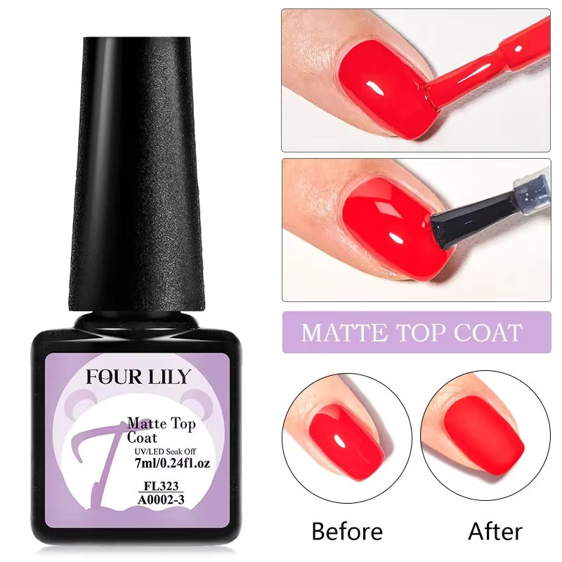 Four Lily Base Top Coat Gel Polish, 7 ml, Unisex - Bild 4