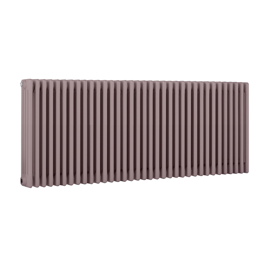 Hudson Reed Gliederheizkörper Horizontal 4-Säulen aus Stahl in Lila (Dahlia Purple), Breite: 159,5 cm, Höhe: 60 cm - Bild 1