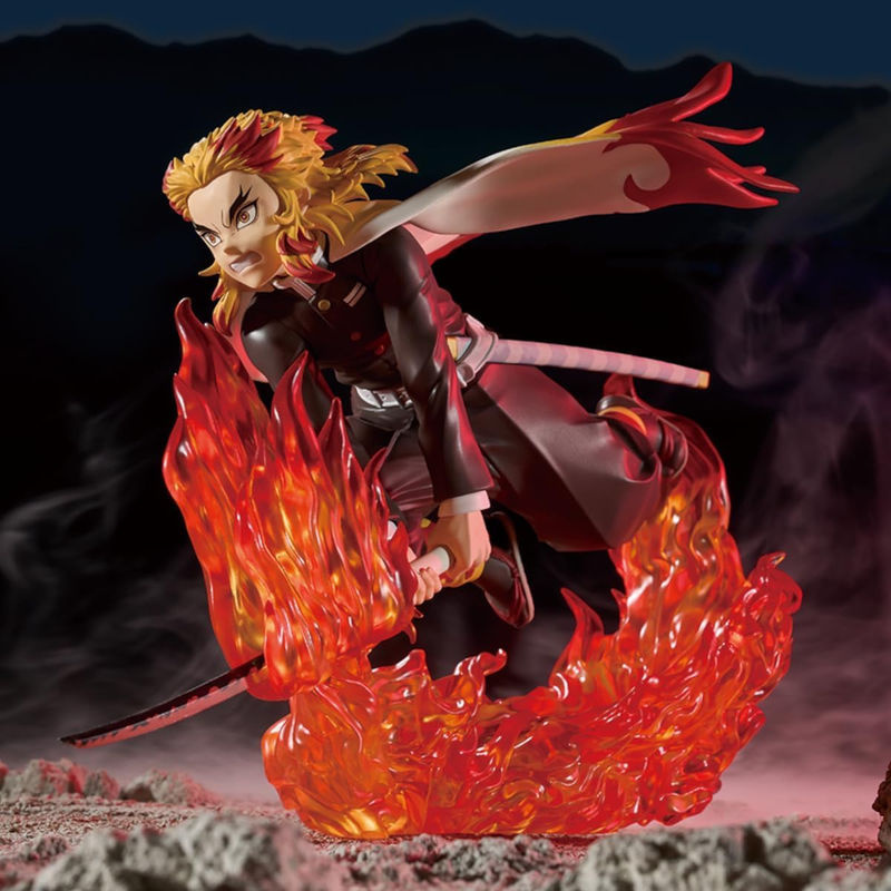Banpresto Rengoku Kyojuro Dämon Slayer Kimetsu no Yaiba Vibration Star Plus Figur, mehrfarbig, Höhe: 14 cm - Bild 2