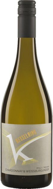 Kesselring Weißwein Chardonnay & Weißburgunder, Pfalz, 2024, trocken, 0,75 l - Bild 1