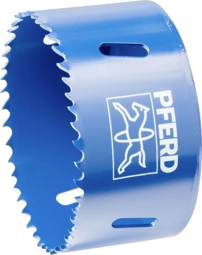 PFERD Bi-Metall Lochsäge in Blau für Stahl, Edelstahl, Blech und Holz mit Ø 79 mm und einer Schnitttiefe von 3,1 cm - Bild 1
