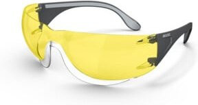 3M Schutzbrille SecureFit ADAPT 2K 140101 Contrast in Schwarz und Gelb mit klarer Kunststoff-Beschichtung nach EN 166 - Bild 1