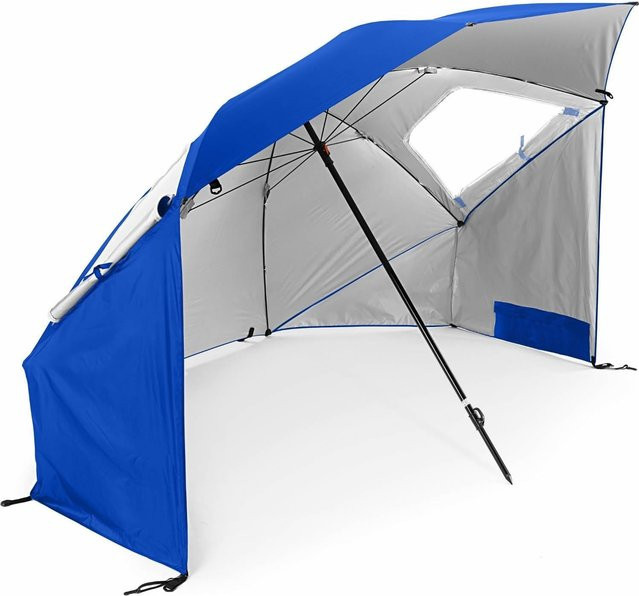Sport-Umbrella Premiere XL Markise mit UPF 50+ Sonnenschutz und Regenschutz, 2 Meter lang, 9 Fuß, winddicht - Bild 1