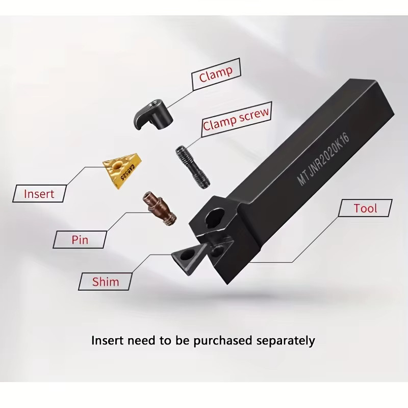 SYS Externe Drehen Werkzeug Halter für Hartmetall Einsätze TNMG160404 MTJNR1616H16 MTJNR2020K16 MTJNR2525M16 - Bild 3