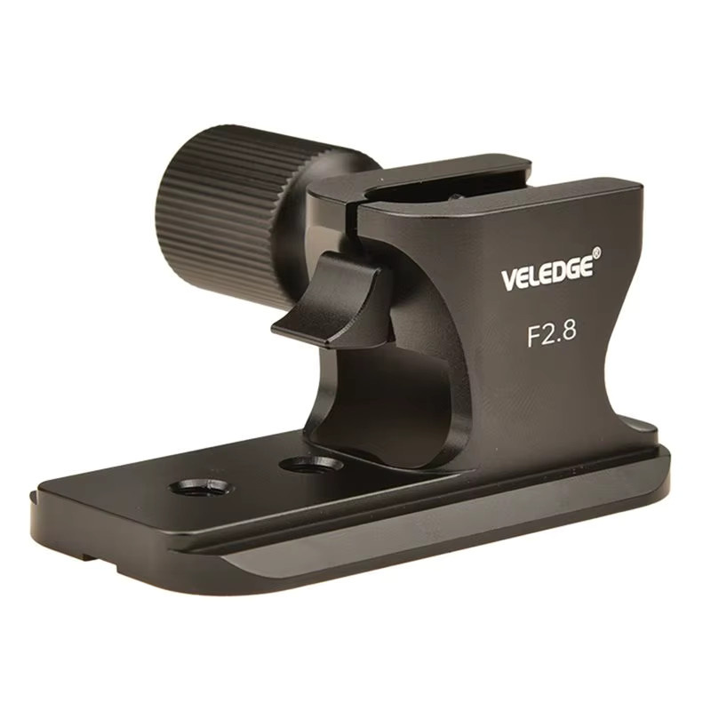 VELEDGE Ersatz-Stativ-Montagehalsband für Nikon 70–200 mm F/2,8 VR, VRII und FL Objektive, Arca-Typ Doppel-Schwanzfuß, Schwarz - Bild 4