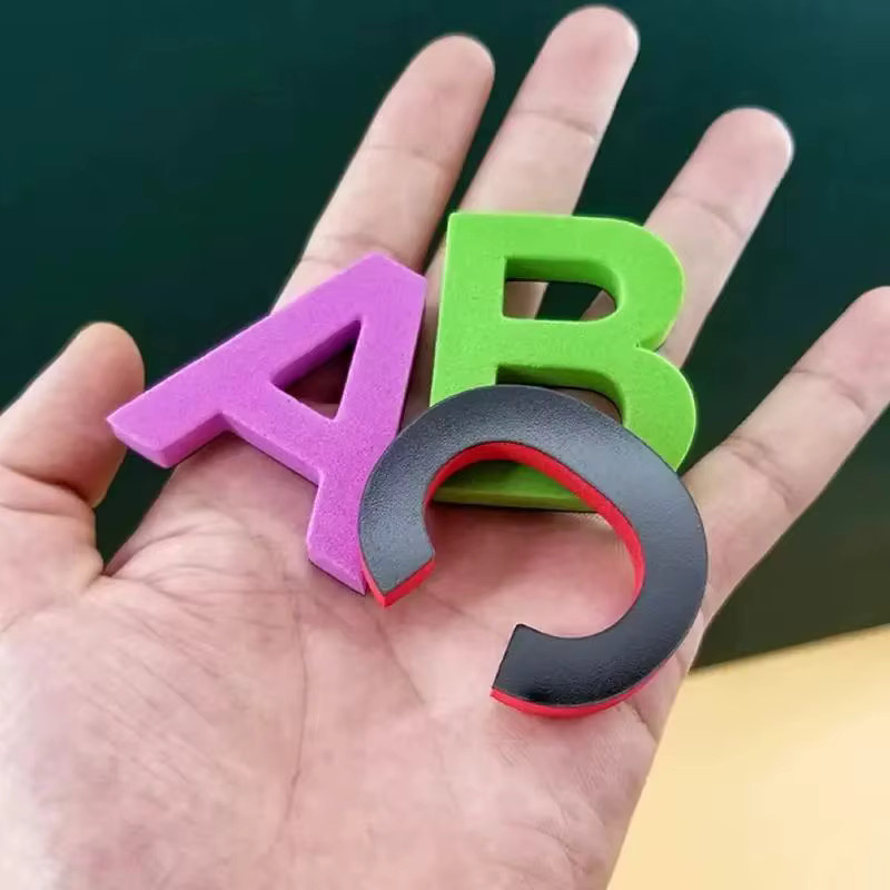 soulbao Magnetaufkleber, Buchstaben und Zahlen, Bunt / Mehrfarbig, Metall - Bild 4