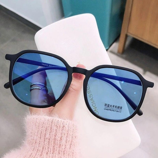 Binchi photochrome Brille, quadratisch, Unisex, Vollrand, Kunststoff, weiß - Bild 1