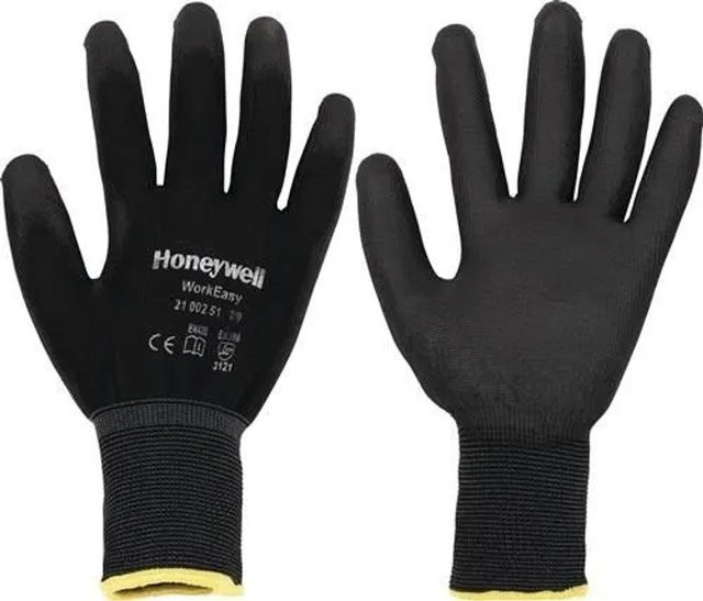 Honeywell Workeasy Arbeitshandschuhe mit PU-Beschichtung in Schwarz, Größe L - Bild 1
