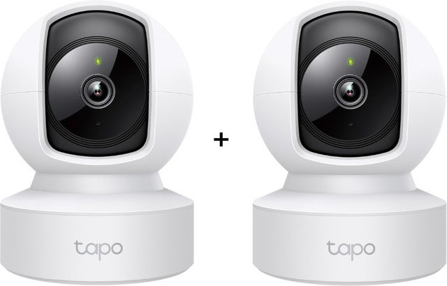 TP-Link Tapo C212 WLAN-Sicherheitskamera 2er-Set in Weiß - Bild 1