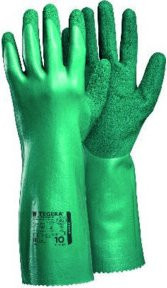 Tegera Chemikalienhandschuh 7363 aus Nitril in Grün, Größe 11 (XXL) - Bild 1