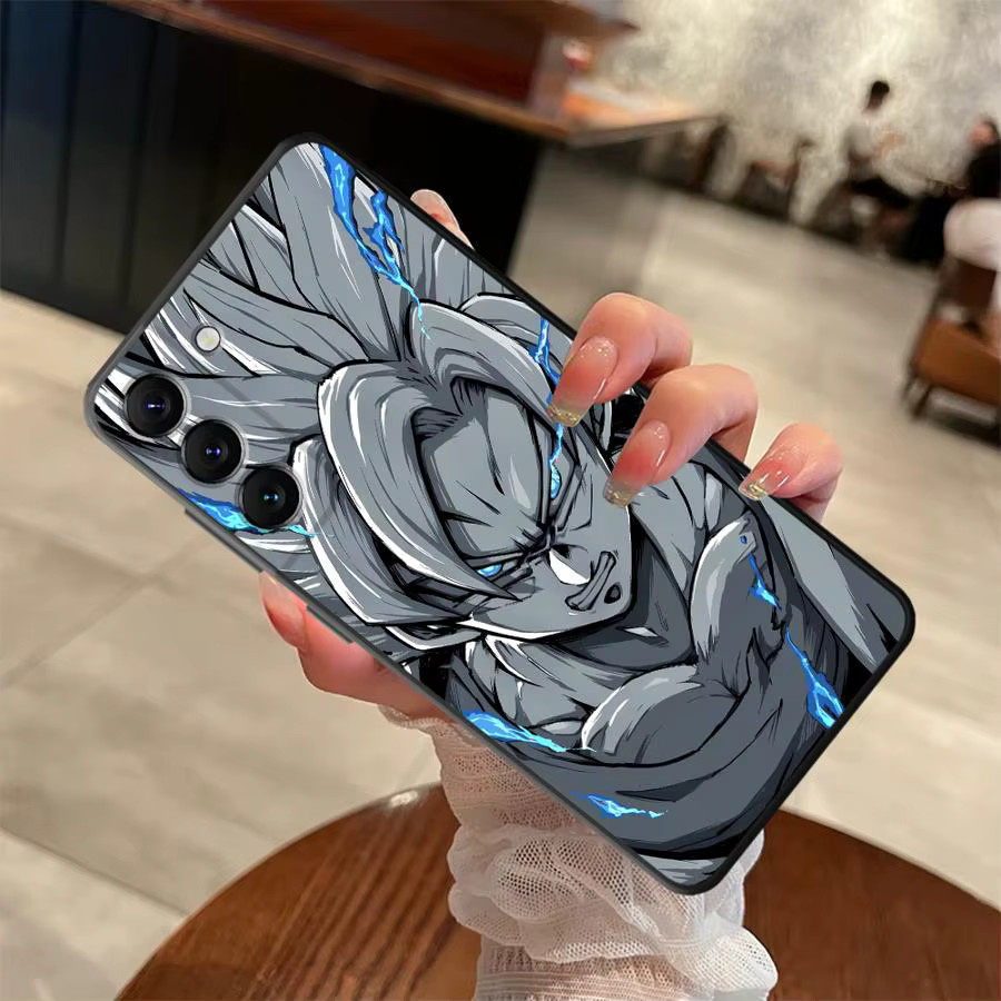 Samsung Galaxy Handyhülle Anime D-Dragon Soft Phone Cover in Schwarz - Bild 3