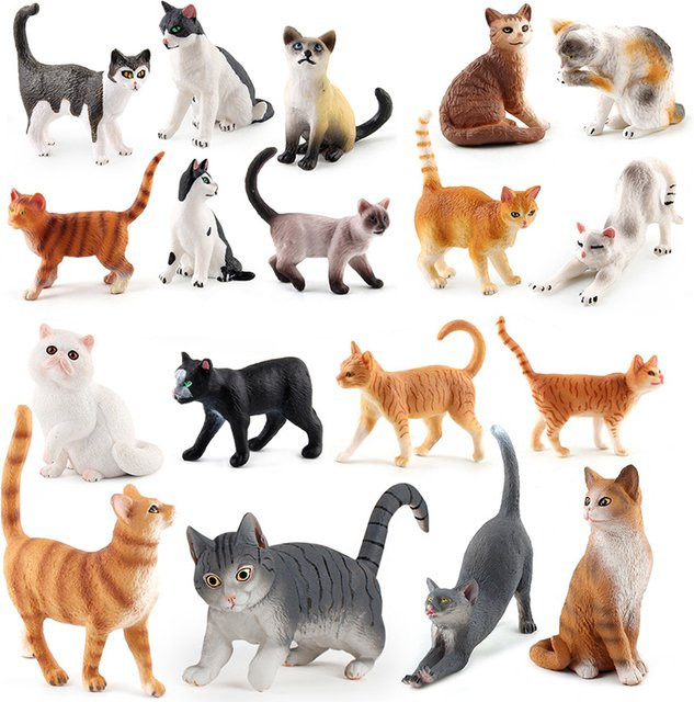 XPFigures Katzenfiguren, Actionfigur, Kunststoff, Bunt / Mehrfarbig - Bild 1