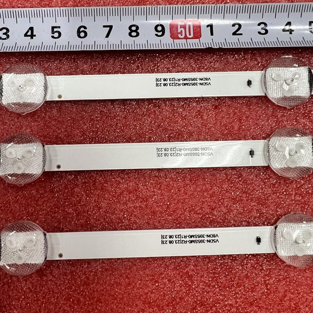 3er-Set LED Hintergrundbeleuchtung Streifen für Samsung UE40J5200 UN40J5300AG UE40J5000 UN40J5200 UN40J5200AG V5DN-395SM0-R2 R3 BN37622A in Weiß - Bild 1