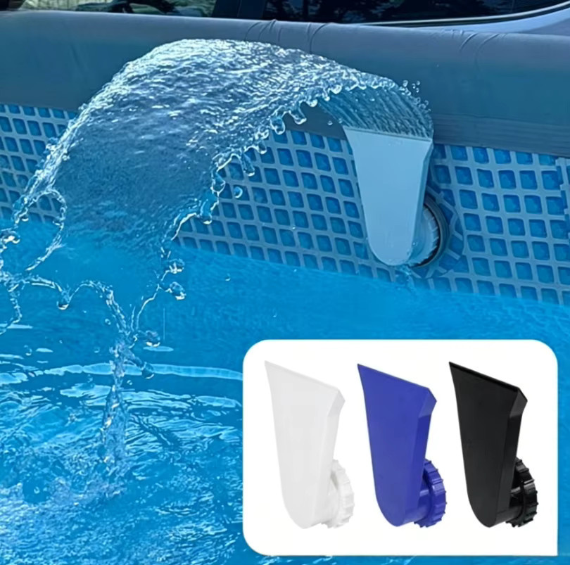 Pool-Wasserfall-Düse aus Kunststoff für Aufstellpools, Weiß - Bild 3
