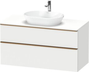 Duravit Waschtischunterschrank D-Neo in Weiß, glänzend, Breite: 120 cm, Tiefe: 55 cm - Bild 1