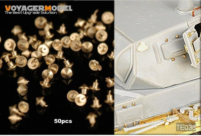 Voyager Model WW2 German PZ III/IV Bolts 50-teiliges Set - Bild 1