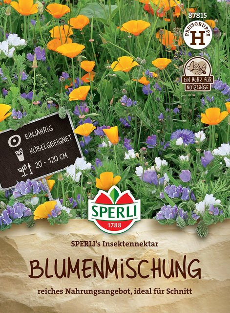 SPERLI Blumensamen Insektennektar bunt für den Ziergarten - Bild 1