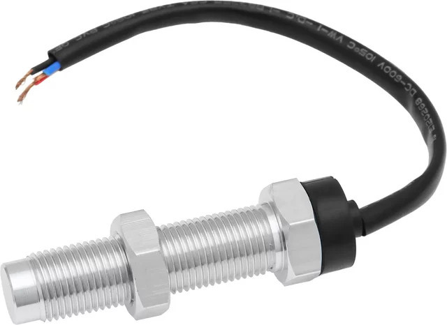 RYSJM Hall-Sensor 16 mm für Pulssignal, Tachometer, Drehzahlmesser und Nockenwellen-Positionssensoren in Silber - Bild 1