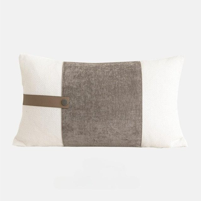Moderner Kissenbezug von JMG Clothing in Beige, Rechteckig, B/H: 50 x 30 cm - Bild 1