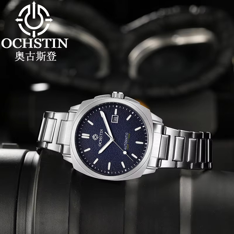 OCHSTIN Armbanduhr Edelstahl, Automatik, Silber, Herren - Bild 2