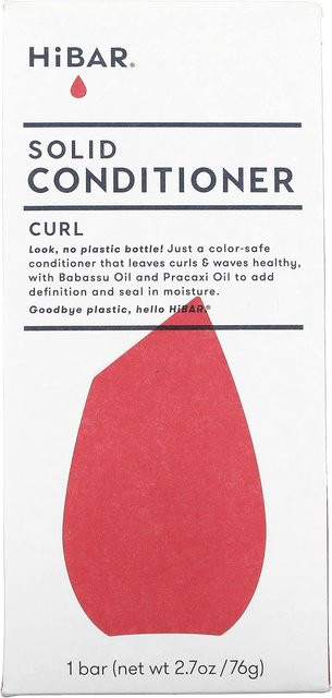 HiBAR Conditioner, fester Riegel, Lockiges Haar, 76 g - Bild 1