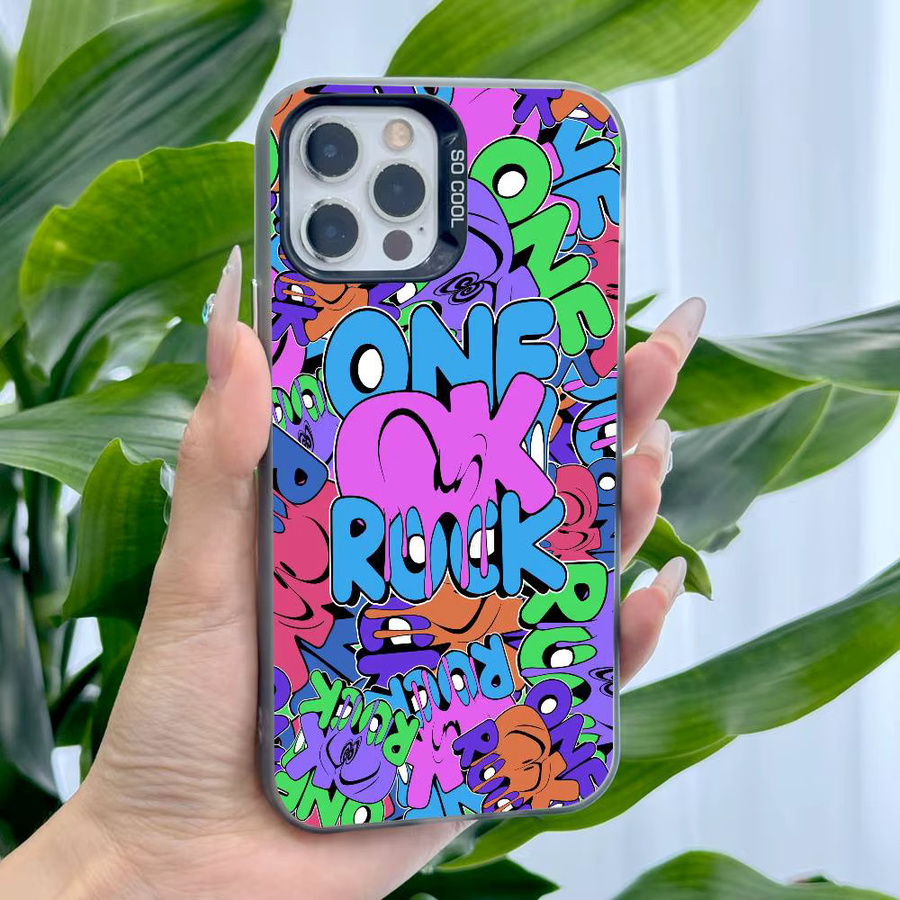 O-ONE OK ROCK Handyhülle für Apple iPhone 11 12 13 14 15 16 Pro Max Plus in Multicolour mit Schutzbeschichtung - Bild 3