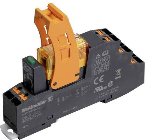 Weidmüller CRIKIT P 24VAC 1CO L Koppelrelais 24 V/AC 16A 1 Wechsler 10er Packung - Bild 1