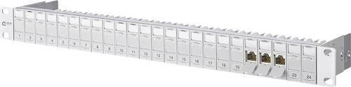 Metz Connect BTR NETCOM Patchfeld E-DAT 24x8 Cat.6A in Grau/Silber 130920-E - Bild 1