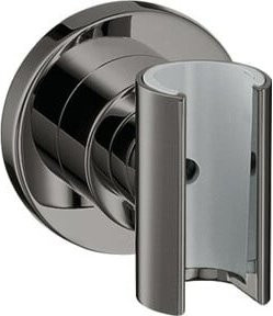 Hansgrohe Axor Citterio Brausehalter fest, rund, poliertes Schwarzchrom - Bild 1